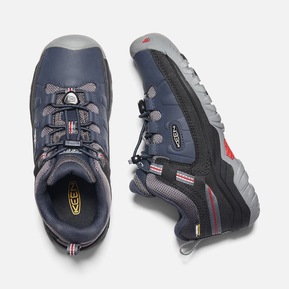 Chaussure de Randonnée Keen Enfant Bleu | Targhee Waterproof | XQZPS-6710